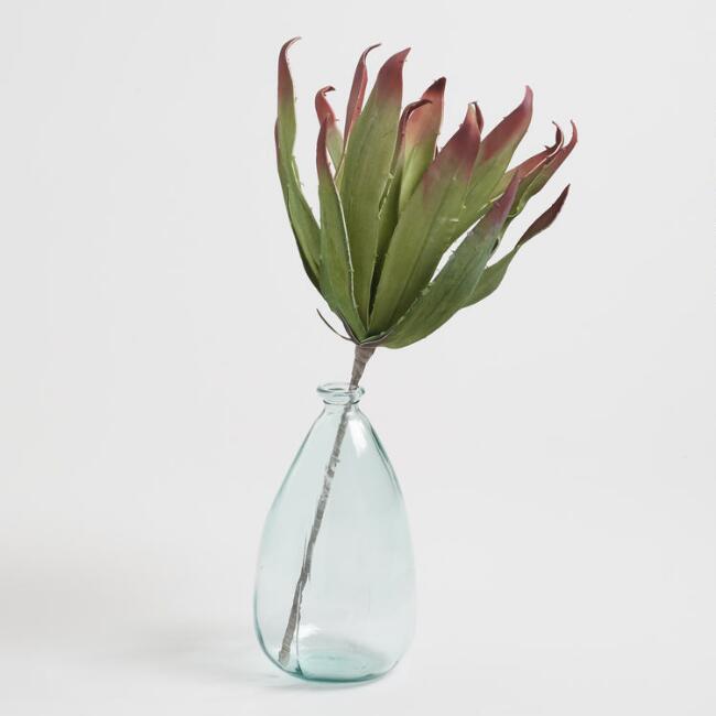 Medium Faux Tonal Aloe Stem